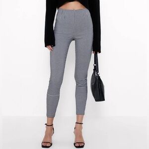Zara CHECKERED LEGGINGS